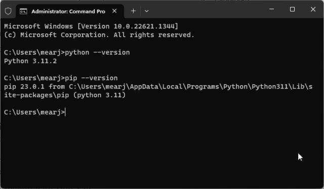 Перевірка версії Python і перевірка встановлення Pip Розділ 14