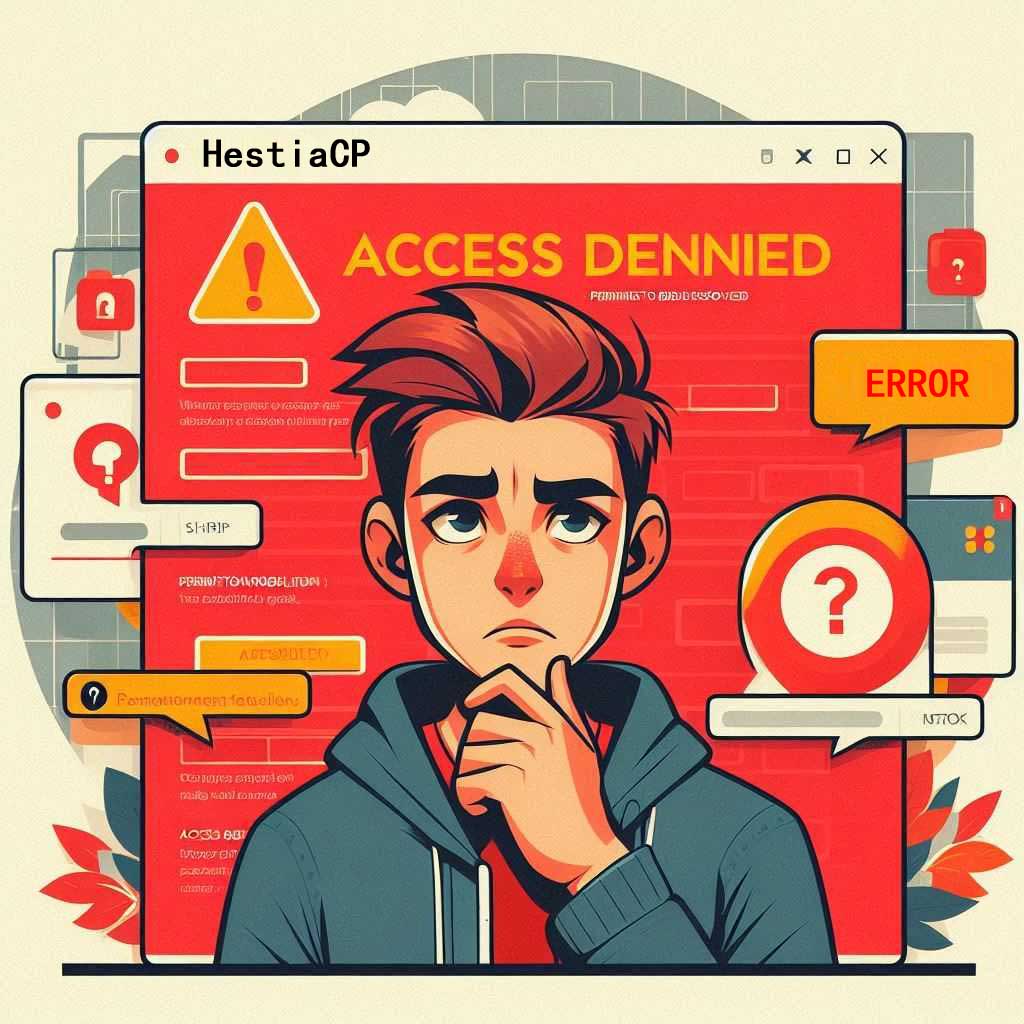 HestiaCP出现Access Denied怎么解决？教你几招轻松解决！