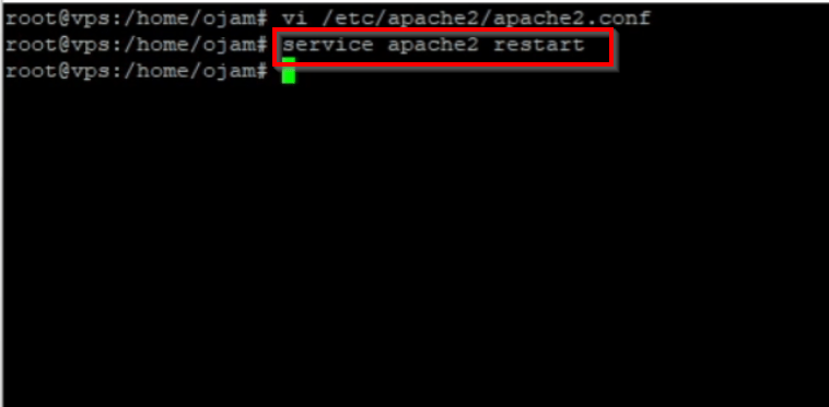 保存配置文件并退出编辑器。然后重启Apache服务以应用更改：service apache2 restart