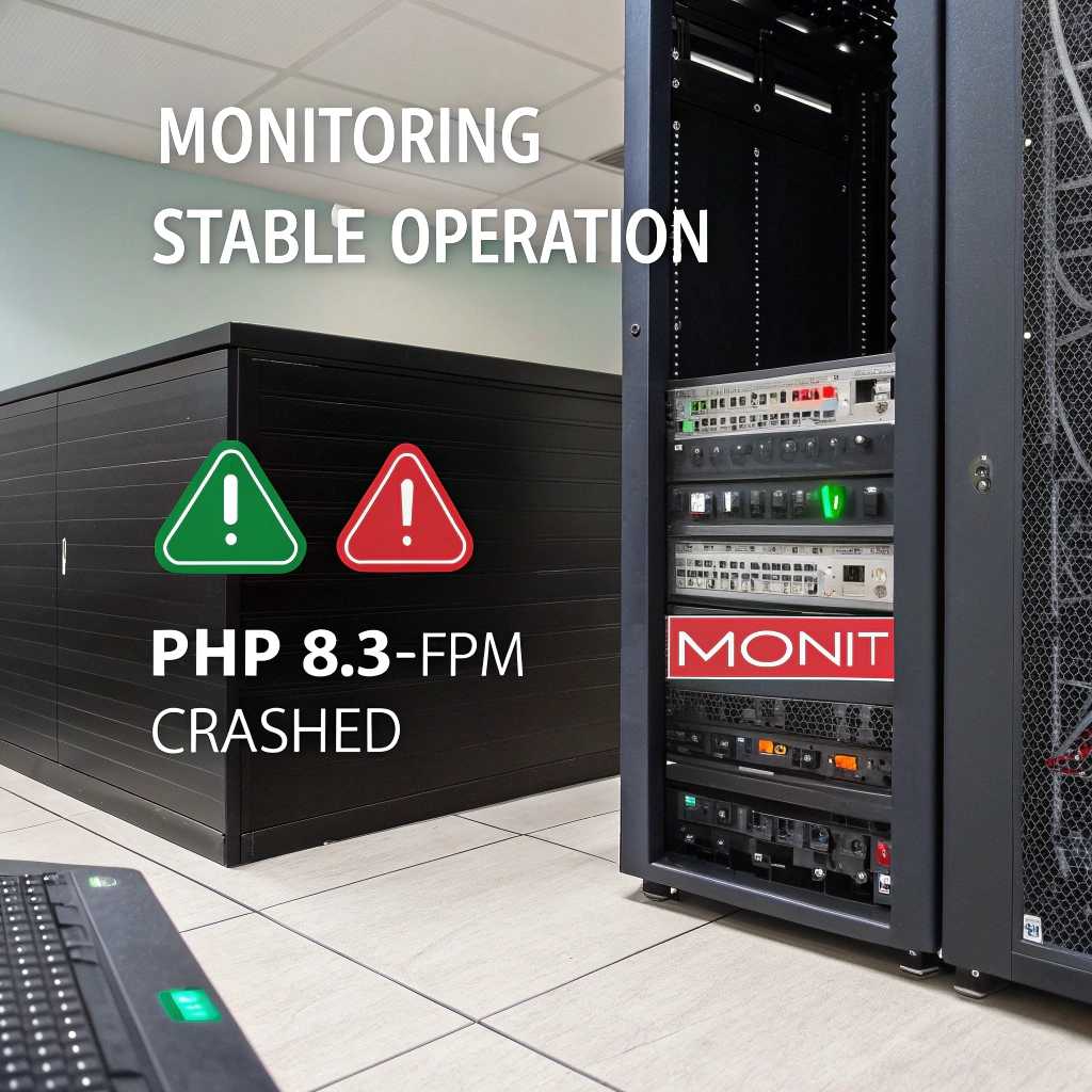 HestiaCP Monit如何配置监控 PHP 8.3-FPM？稳定运行不宕机的秘密