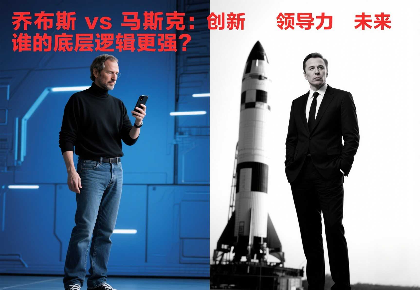 乔布斯和马斯克有何不同？一篇文章让你看懂他们的思考逻辑方式！