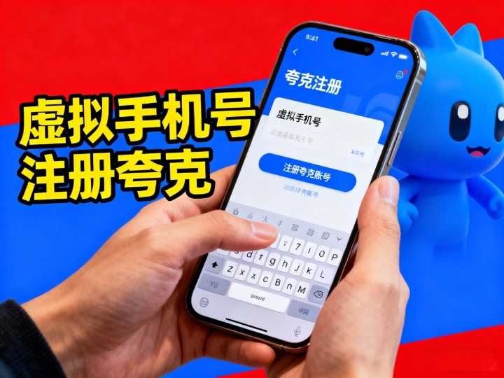如何用中国虚拟手机号注册夸克账号？🔥小白也能轻松上手的安全技巧