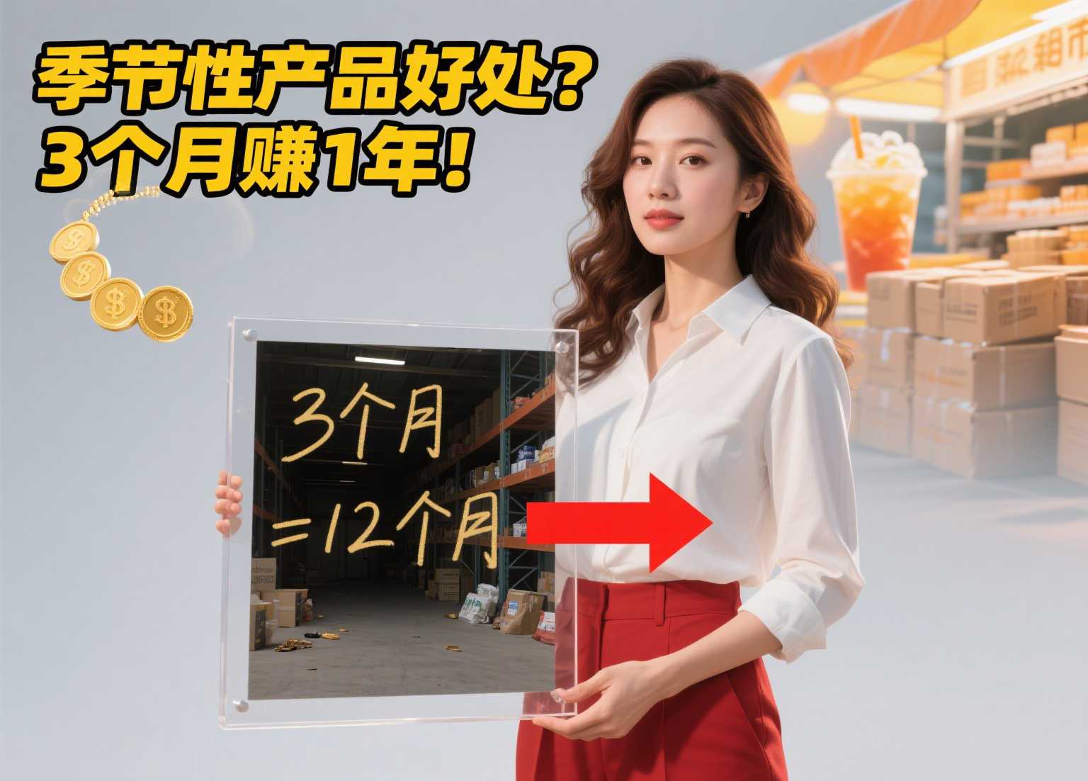做季节性产品有什么好处？3个月赚够1年的钱秘诀揭秘！