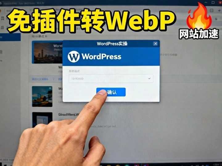 WordPress免插件实现：图片上传自动转WebP格式（网站加速必备🔥）