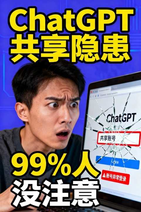 Kufichua hatari tatu kuu zilizofichwa za akaunti za pamoja za ChatGPT, 99% ya watu hawazingatii hoja ya pili!
