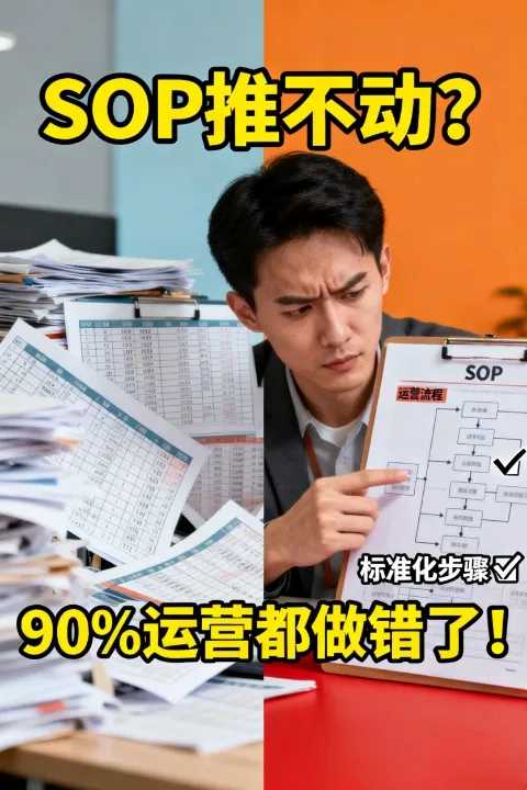 电商运营不重视SOP、推进不下去?那是因为你根本没做对! 电商运营不重视SOP、推进不下去?那是因为你根本没做对!