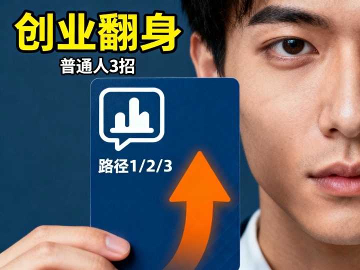 普通人最好的创业路径是啥？揭秘普通人创业翻身路径与方法！