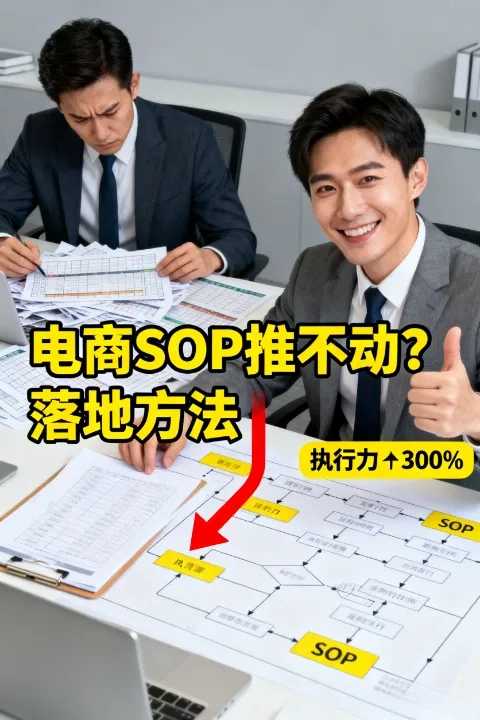 电商SOP为何推不动?掌握这套高标准SOP制定与落地方法,让执行力暴涨300%! 电商SOP为何推不动?掌握这套高标准SOP制定与落地方法,让执行力暴涨300%!
