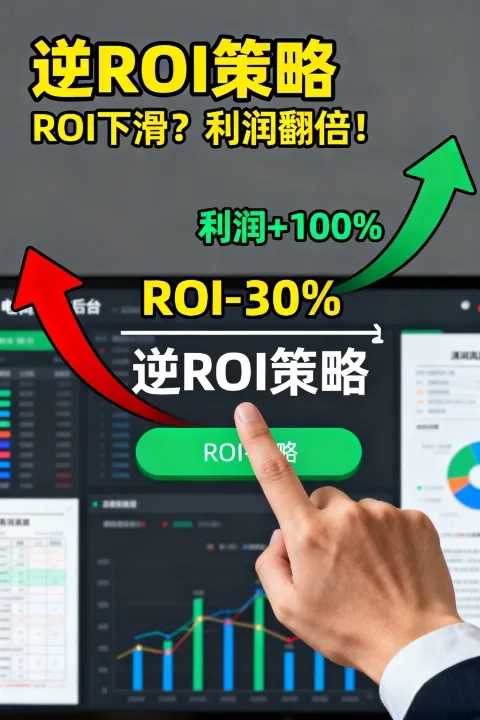 电商投流ROI下滑怎么办？这份“逆ROI策略”让利润翻倍！