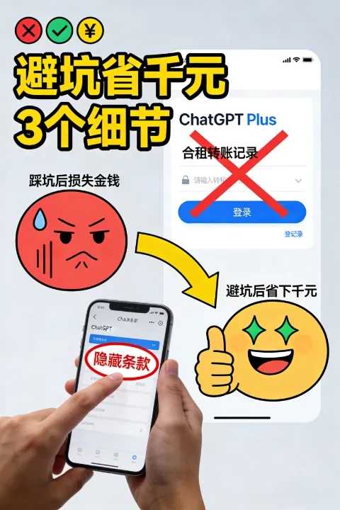 Panduan Mengelak Kesalahan Perumahan Kongsi ChatGPT Plus: 3 Butiran untuk Menjimatkan Anda Beribu-ribu Yuan Panduan Mengelak Kesalahan Perumahan Kongsi ChatGPT Plus: 3 Butiran untuk Menjimatkan Anda Beribu-ribu Yuan
