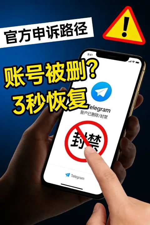 【2026最新】Telegram 账户被删除了怎么恢复？教你 3 招挽救数据（附官方申诉路径）