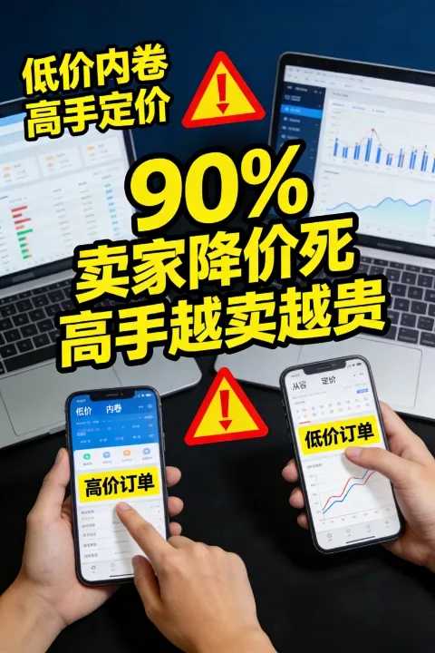 电商价格战真相：为什么90%卖家只能降价，高手却越卖越贵？