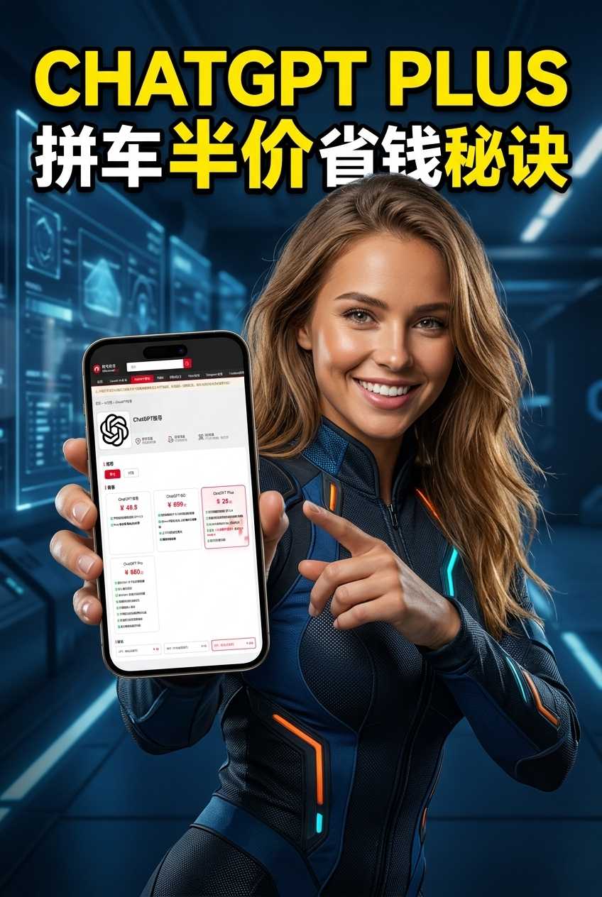 账号星球多人拼车购买ChatGPT Plus，月费立减50%秘诀