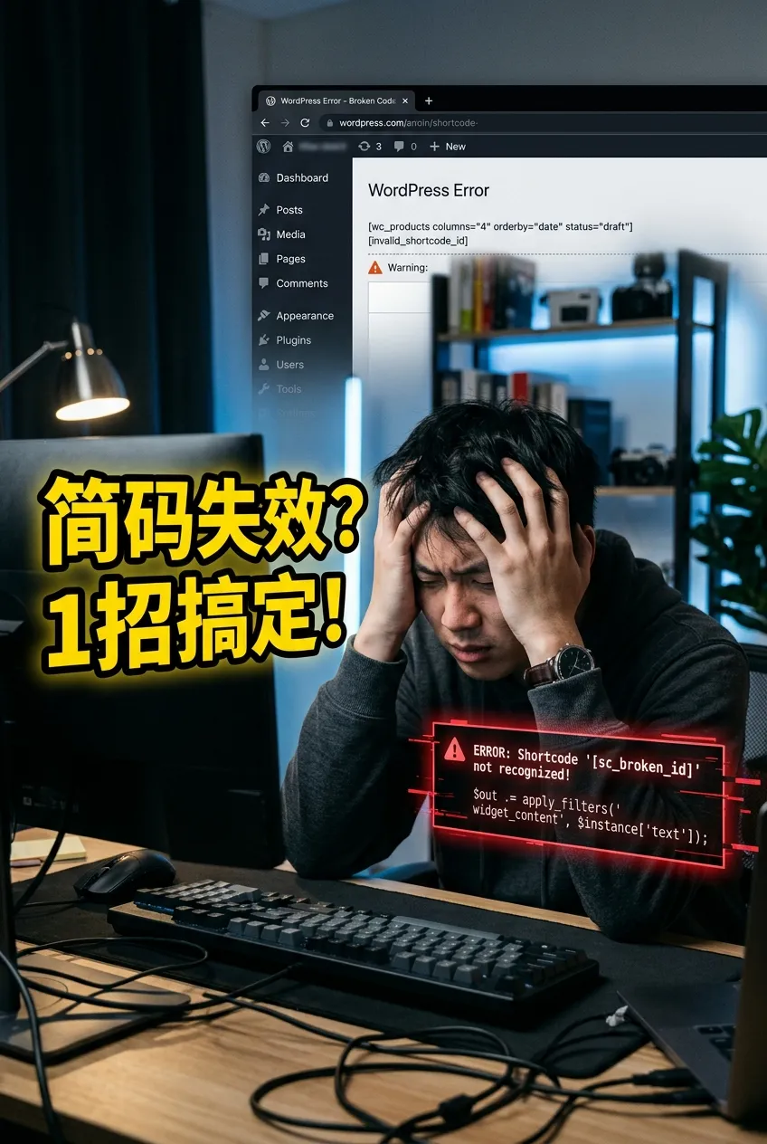 WordPress评论区简码无法解析的原因与解决方案