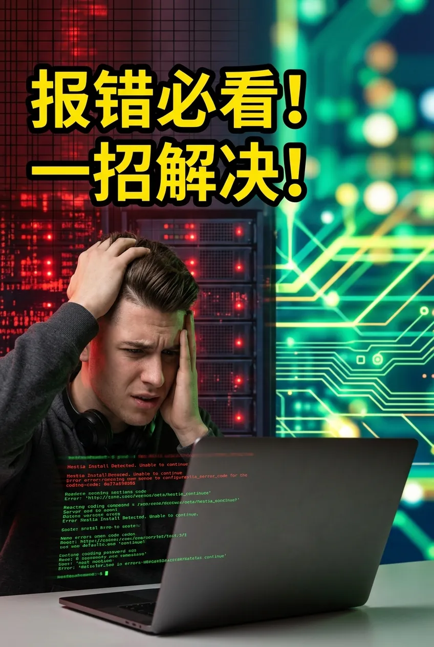解决Error: Hestia install detected. Unable to continue 新手必看操作指南