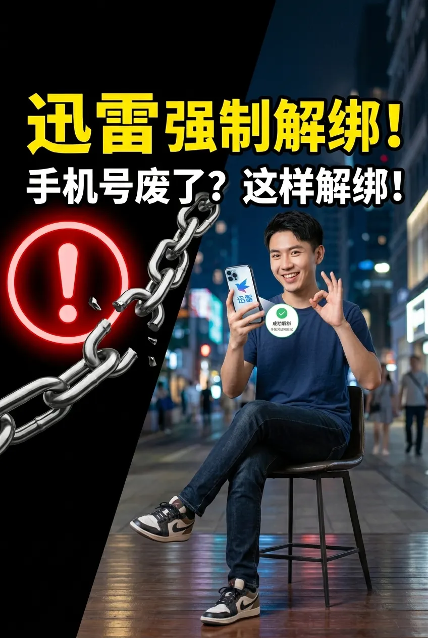 手机迅雷如何解绑中国手机号？移动端极速申诉与松绑全攻略