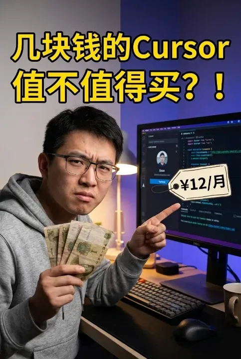 评测:市面上几块钱的Cursor共享使用体验究竟值不值得买? 评测:市面上几块钱的Cursor共享使用体验究竟值不值得买?