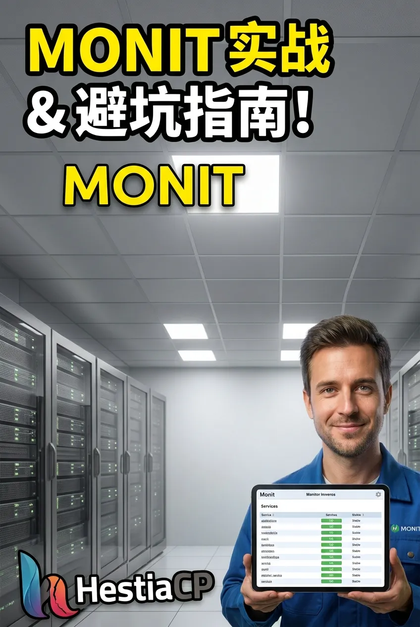 HestiaCP Apache2 频繁崩溃?Monit 自动化监控与避坑指南(附完全配置) HestiaCP Apache2 频繁崩溃?Monit 自动化监控与避坑指南(附完全配置)