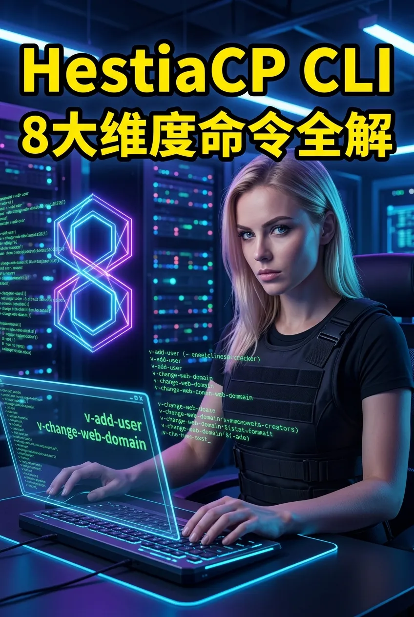HestiaCP面板CLI常用命令大全示例:8大维度深度解析 HestiaCP面板CLI常用命令大全示例:8大维度深度解析