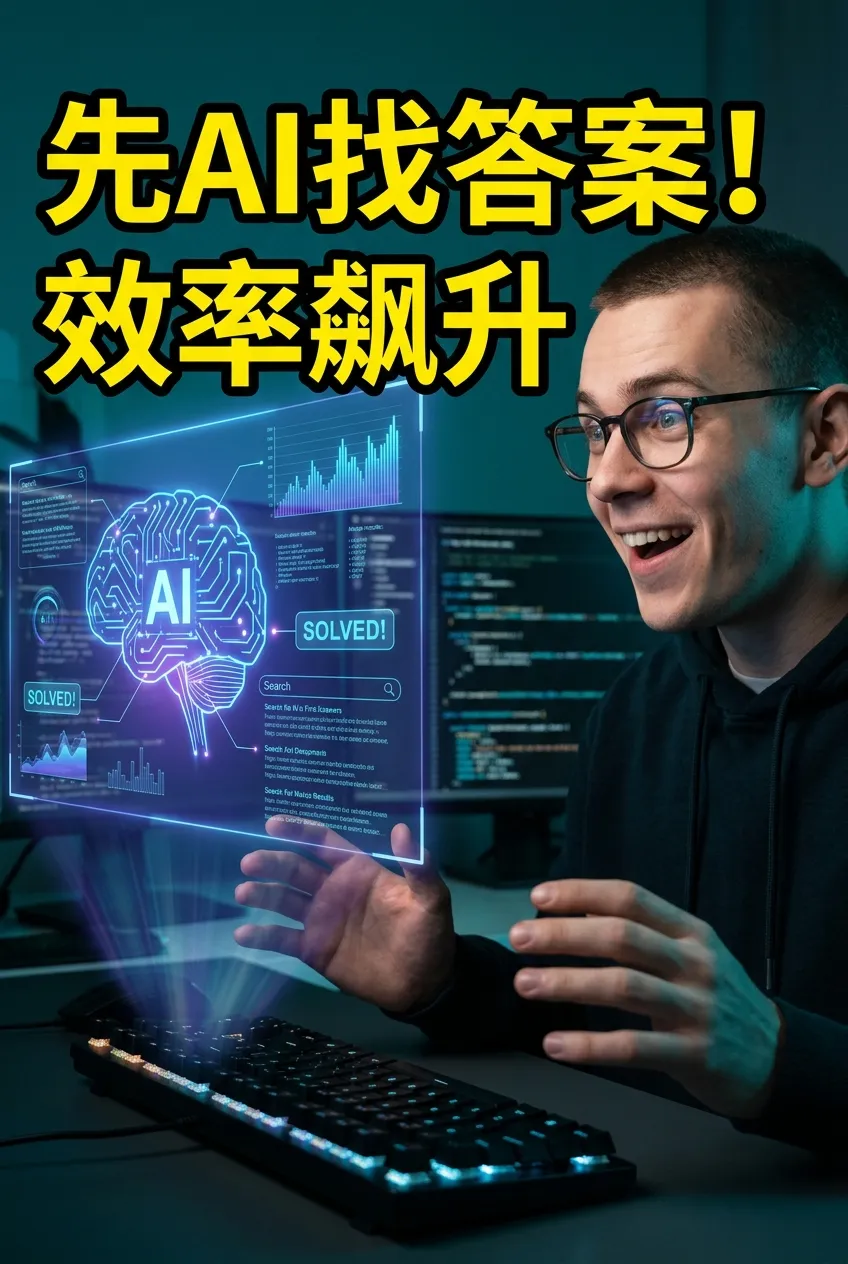 Vibe Coding效率翻倍技巧：写代码前必看！先用AI帮寻找最优方案