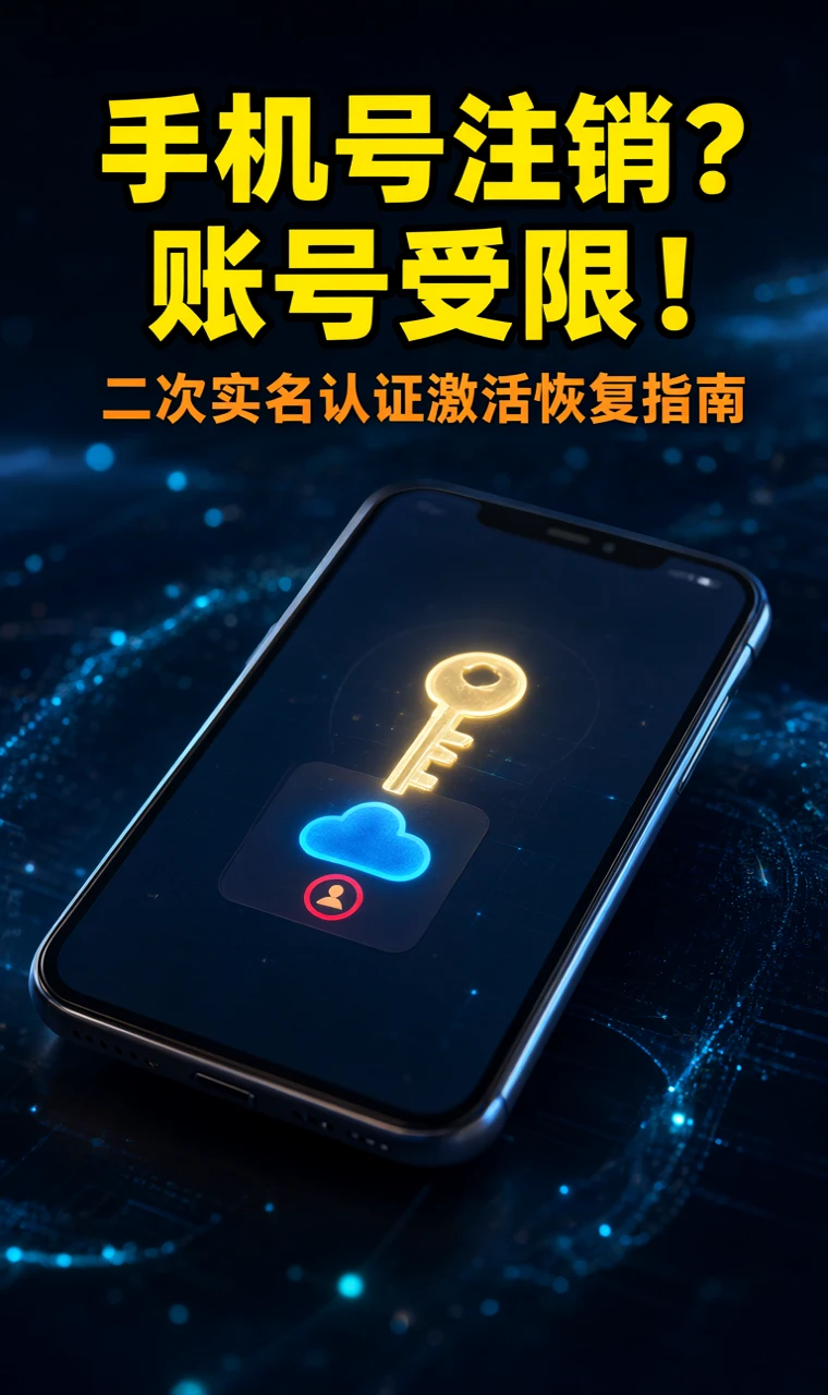 夸克会员受限注销中国手机号恢复指南:二次实名认证激活流程 夸克会员受限注销中国手机号恢复指南:二次实名认证激活流程